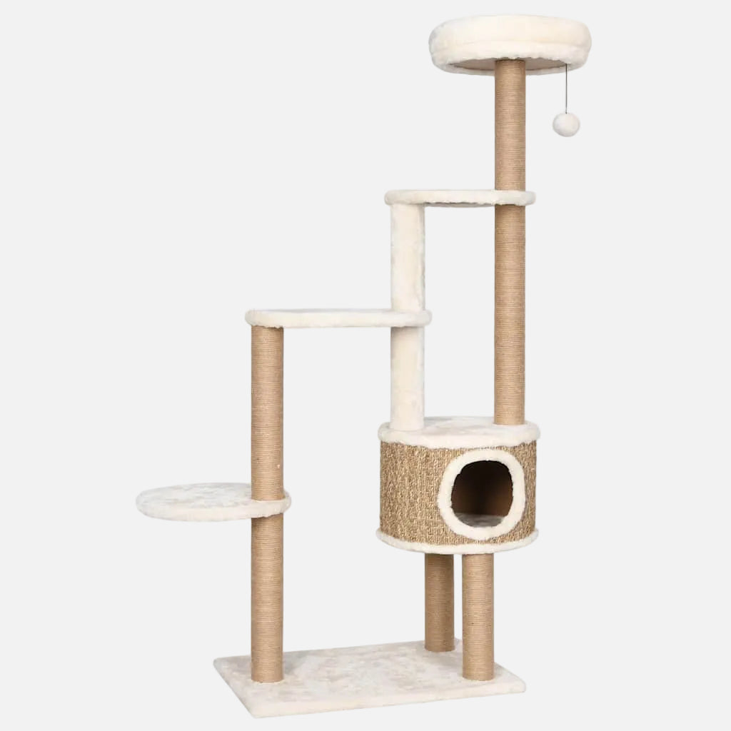 Kattenmeubel Met Luxe Kussen En Krabpalen 148 Cm Zeegras